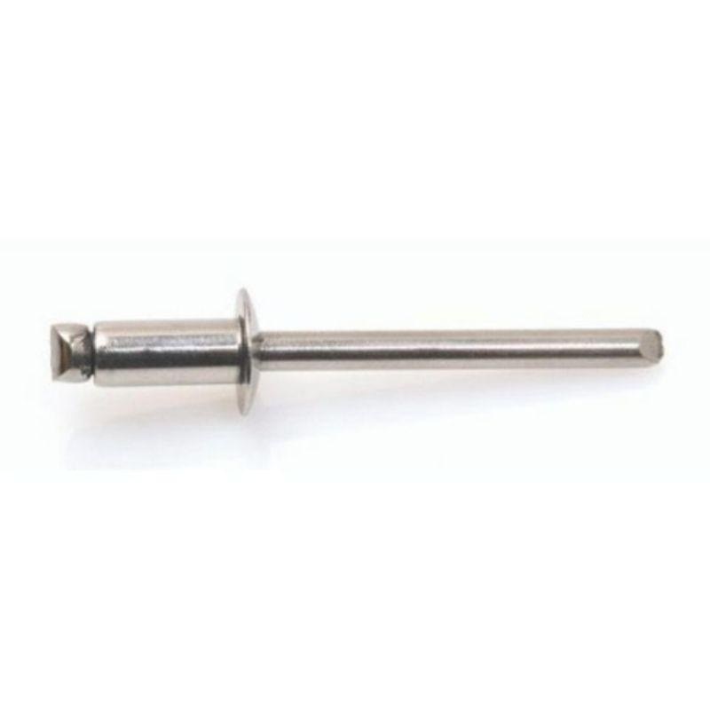 DEGOMETAL - 100 Rivets aveugles standards Inox A2/Inox A2 - Tête ronde 4x10 - Réf. 105 140 101_0