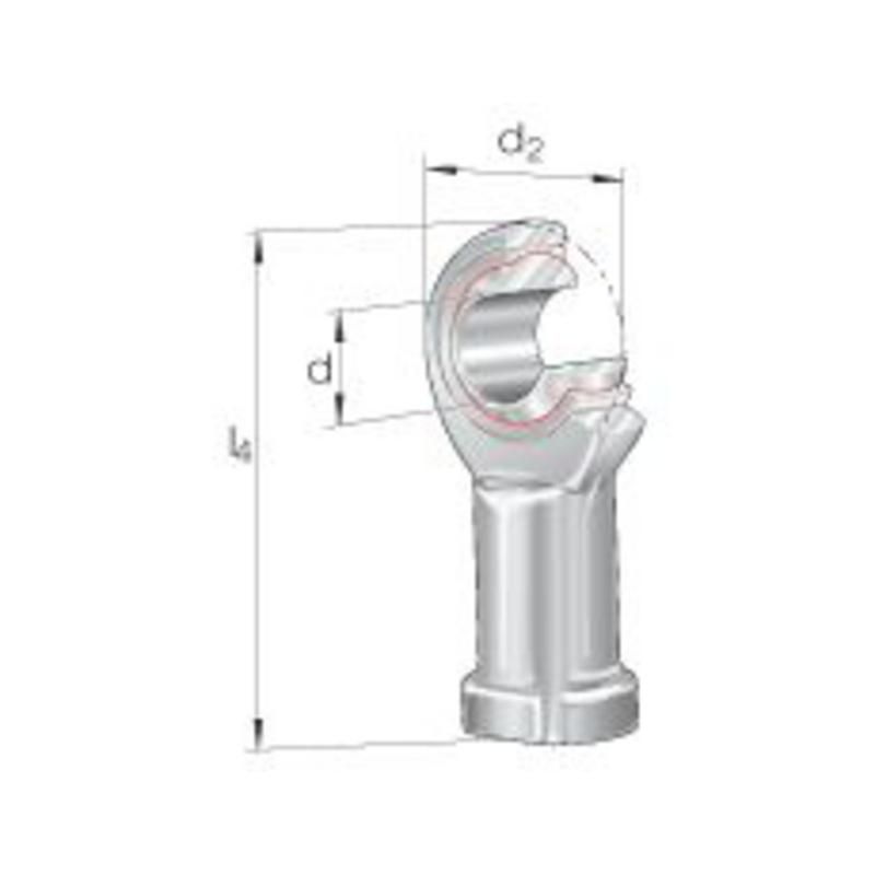 EMBOUT A ROTULE GIKR 6 PW-A INA