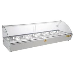 Equipementpro - Vitrine Chauffante à poser 120 cm - 6 x GN1/3 - Buffalo - DECW148_0
