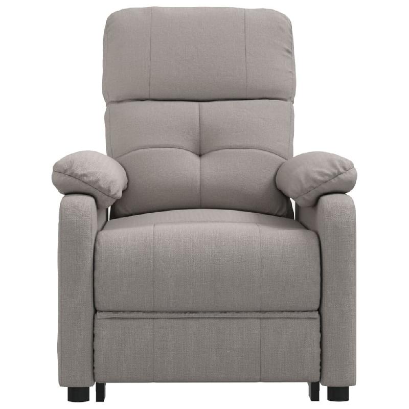 Fauteuil inclinable électrique Taupe Tissu Modèle Cordoria - 8720286549971_0
