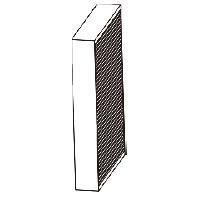 Filtres anti-bactérien et charbon actif de rechange EPA H11 pour HL800 livrés par 2 pièces - SOVELOR-DANTHERM - 1772008_0
