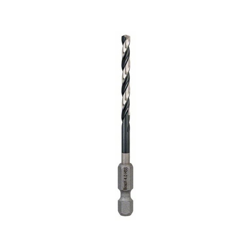 FORET MÉTAL DIAMÈTRE 4 X 83MM LONGUEUR UTILE 43MM - QUEUE 6 PANS 1/4'' - BOSCH - 2608577052