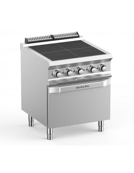 Fourneau 4 zones de chauffe intégrées électrique - Four ventilé MBM - Référence : PQR77FEV_0