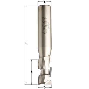 FRAISE À DÉFONCER DIAMANT Z1+1 - DIAMÈTRE 18MM - LONGUEUR DE COUPE 45MM - QUEUE DE 20MM - CMT ORANGE TOOLS