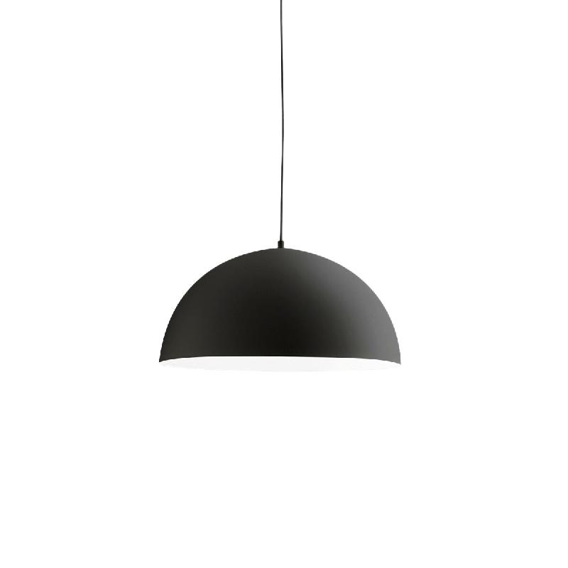 Gea Luce Bonella - Suspension noire 1XE27 max 1X60W IP20 - Plafonnier au en aluminium - Douille E27 - BONELLA S/P - NERO_0