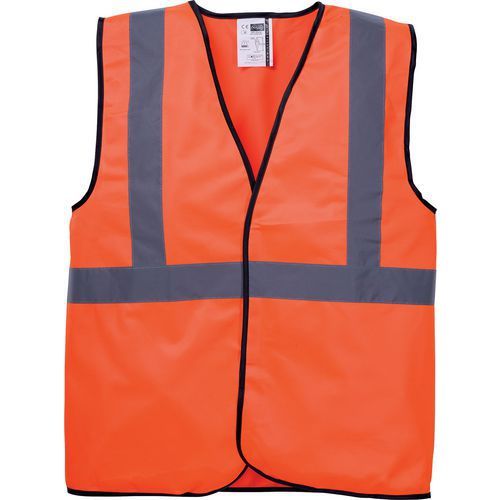 GILET HAUTE VISIBILITÉ ORANGE EN PUR POLYESTER TAILLE XL - SINGER SAFETY