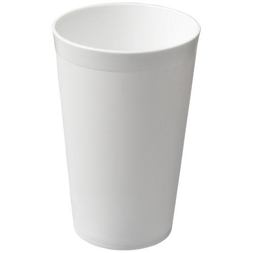 Gobelet en plastique Drench 300 ml - paroi simple - réutilisable en polypropylène résistant - Fabriqué au Royaume-Uni_0