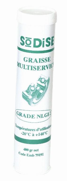 Graisse multiservice - pour machines et matériels - 400g - carton de 24 - Réf : 01134_0