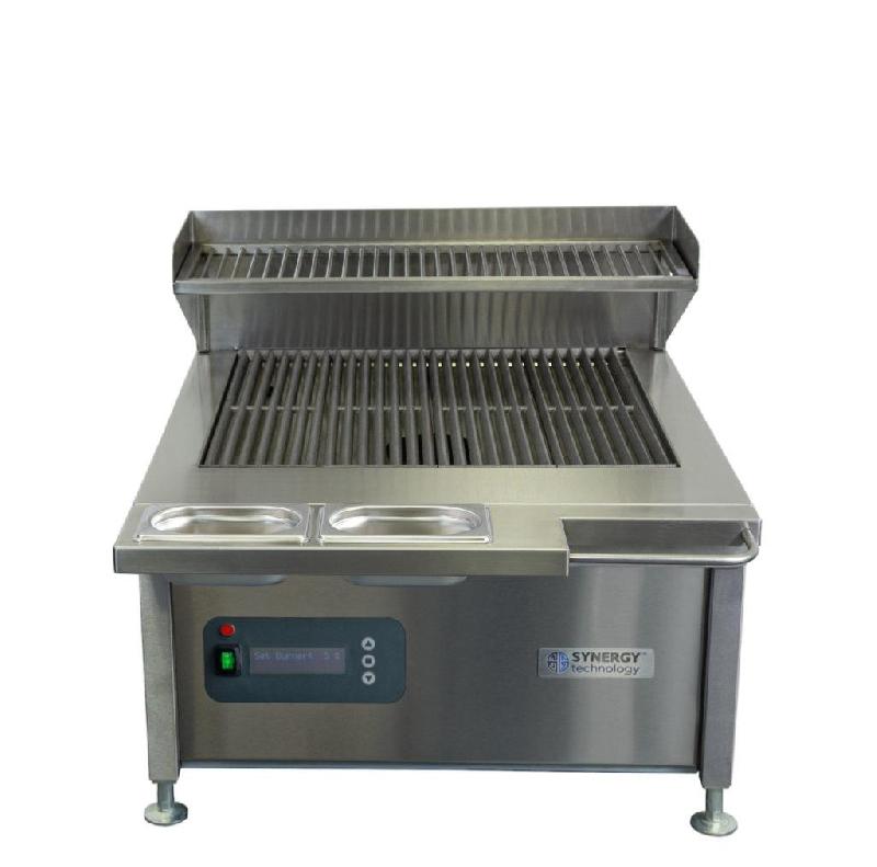 Grill à viande électrique avec un brûleur - 530x554 mm - ST600E_0