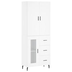 Helloshop26 - Buffet bahut commode armoire meuble de rangement organisateur cuisine salle de séjour salon haut 69,5 x 34 x 180 cm 02_0032657 - 300021_0