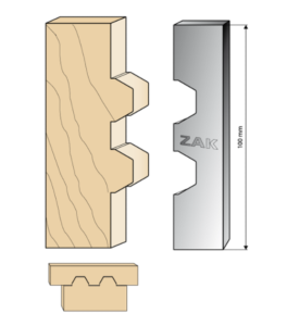 JEU DE 2 FERS ZAK534013 HAUTEUR 100MM