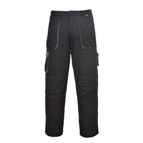 LOT DE 2 - PORTWEST TX11 PANTALON TEXO CONTRAST NOIR - TAILLE M - STANDARD