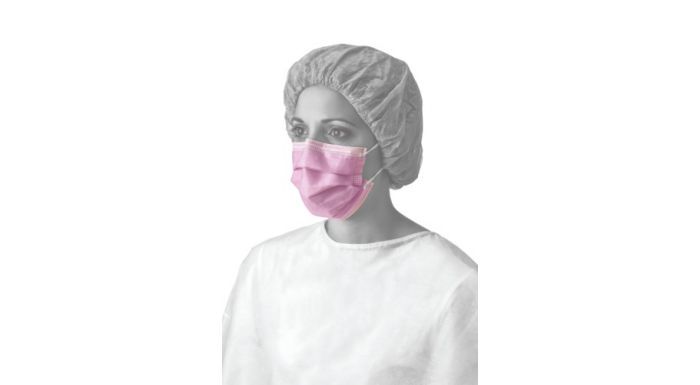 Masque chirurgical - Medline Type IIR - résistants aux fluides avec élastiques auriculaires et options antibuée ou visière_0