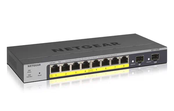 NETGEAR GS110TP Géré L2/L3/L4 Gigabit Ethernet (10/100/1000) Connexion Ethernet, supportant l'alimen_0