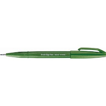 ARTS STYLO FEUTRE BRUSH SIGN PEN SES 15, VERT OLIVE - LOT DE 8