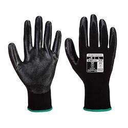 Portwest - Gants manutention mousse de nitrile pour milieux gras DEXTI GRIP Noir Taille 10 - 5036146008360_0