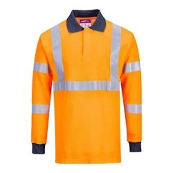 Portwest - Polo résistant à la flamme avec norme RIS HV Orange Taille 2XL - XXL 5036108274062_0