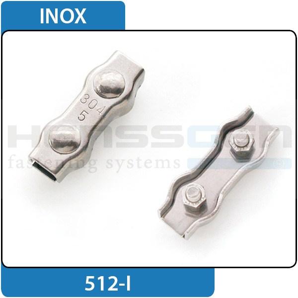 Serre-câble duplex inox 512-i-02 - A2 - pour câbles 2 mm - EMB 100_0