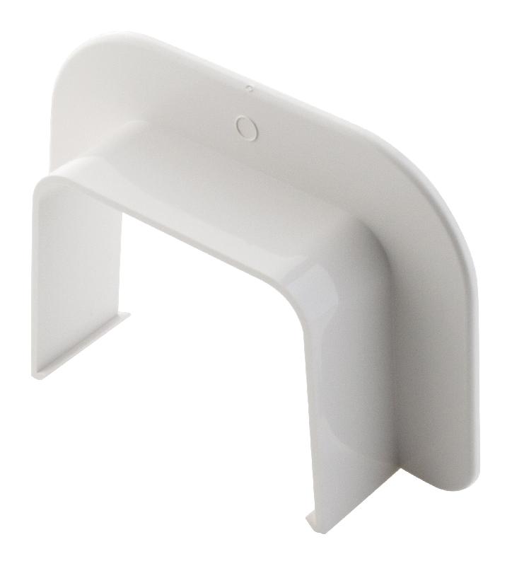 Sortie de mur pour goulotte clim Zenitech - 80x60mm - IP40 IK08 - Blanc RAL 9001_0