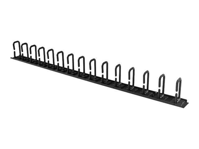 STARTECH.COM PANNEAU DE GESTION DE CÂBLES 0U DE 91 CM POUR RACK - GUIDE-CÂBLES AVEC ANNEAUX - ORGANISATEUR POUR CÂBLES (CMVER20UD) - KIT DE GESTION DES CÂBLES À ANNEAUX EN D - 20U
