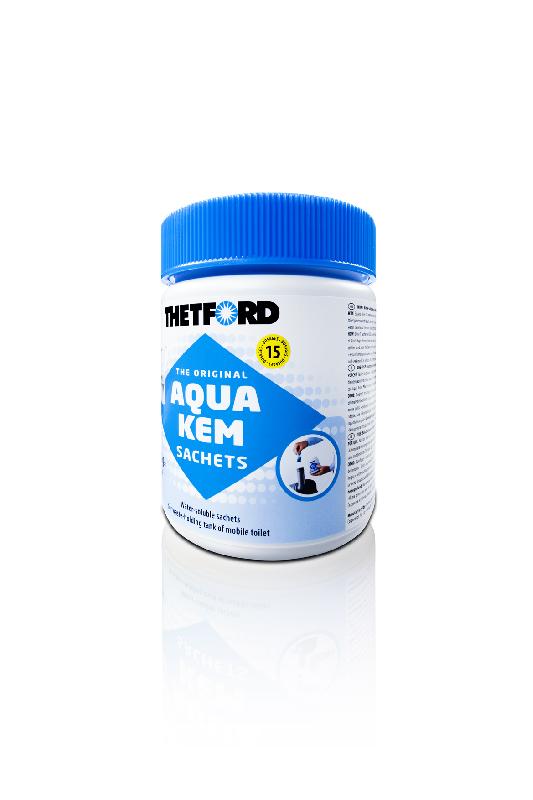 SYNCHRO - Traitement Aqua Kem Blue en sachets (15+3 gratuits) pour toilettes portables et à cassette_0