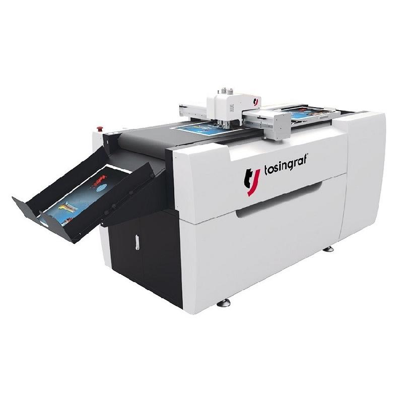 Système automatique de découpe DIGICUT PK LINE - couteau oscillant haute fréquence - découpe précise et rapide_0