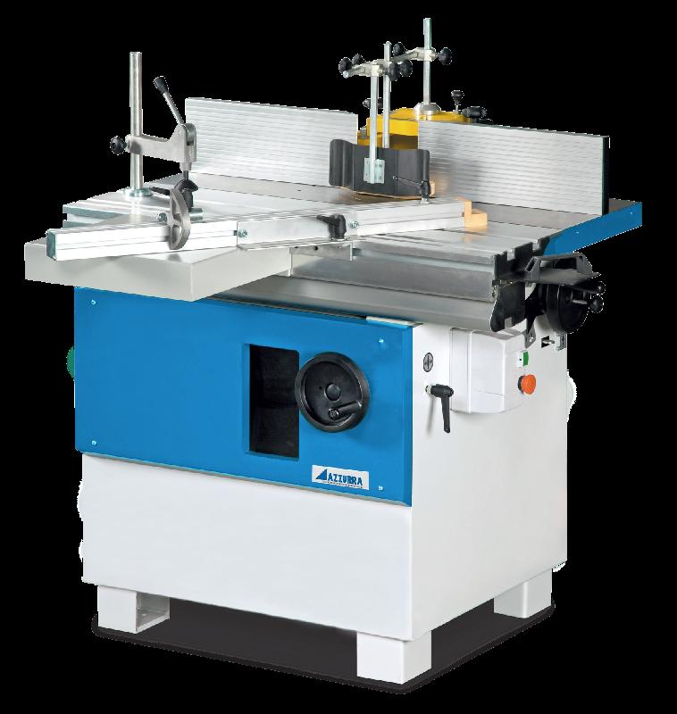 Toupie AZZURA T90i - Arbre inclinable - 4 vitesses - Table de travail 1000x350 mm - Normes CE_0