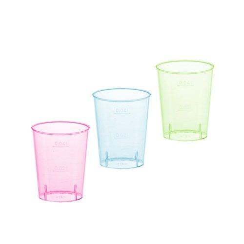 VERRES À SCHNAPS PAPSTAR 40, PS 4 CL Ø 4,2 CM X H : 5,2 CM, COULEURS ASSORTIES