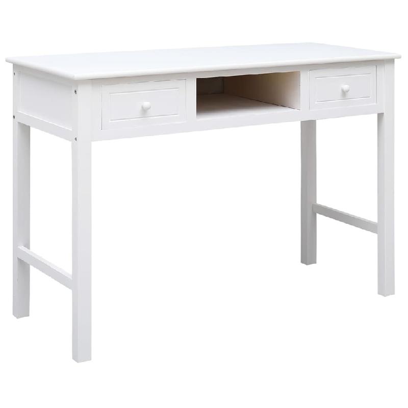 VidaXL Buffet Blanc 108x45x76 cm Bois de Paulownia massif Modèle Titan Panorama Évasion - blanc 338537_0