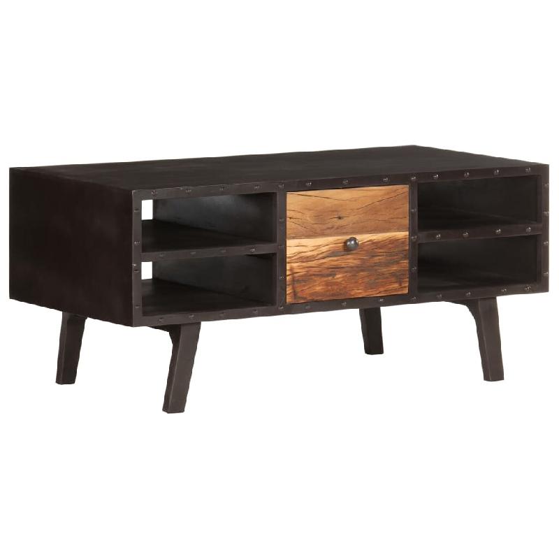 VidaXL Table basse 100x50x45 cm Bois de récupération massif Modèle Apex Cuisine - 287857_0