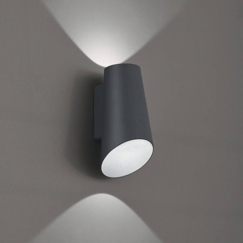 VIOKEF APPLIQUE D\'EXTÉRIEUR LED VISTA, GRIS FONCÉ