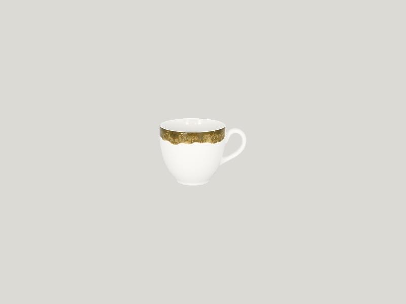 TASSE À THÉ VERT PORCELAINE 20 CL WOODART RAK