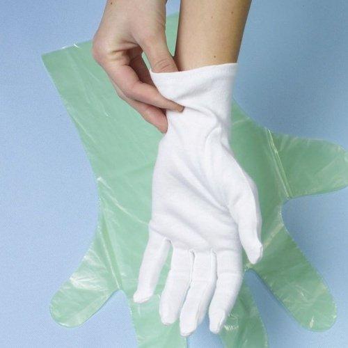 12 PAIRES DE GANTS EN COTON PAPSTAR, BLANC, TAILLE XL