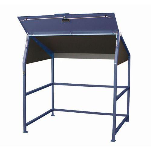 ABRI POUR CONTENEUR BLEU TYPE:SECOMAT POIDS:93 KG - BAUER
