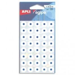 AGIPA BOÎTE DE POCHETTE DE 140 OEILLETS DIAMÈTRE 13 MM BLANC