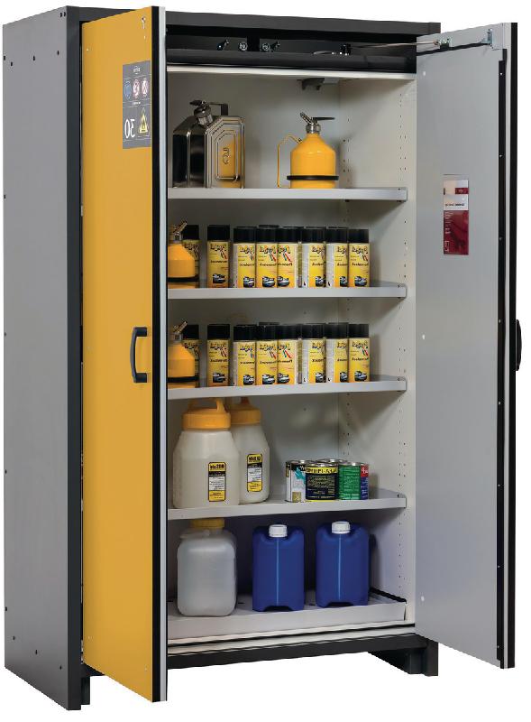 ARMOIRE SÉCURITÉ Q-CLASSIC-30 Q30.195.116 GRIS/JAUNE - MANUTAN COLLECTIVITÉS