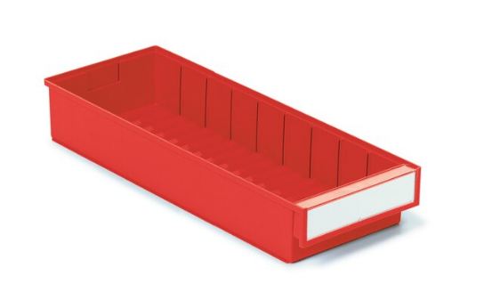 Bac étagère Rouge - 186x500x82 - (carton : 15 bacs)_0