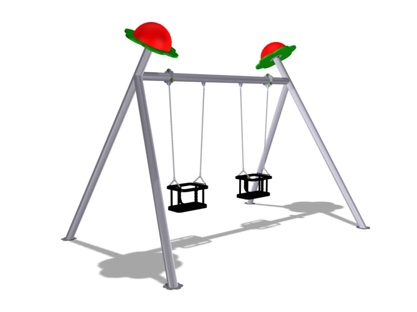 Baladine 2 places nacelle - LD1BX0160 - Portique balançoire pour enfants 1-6 ans_0