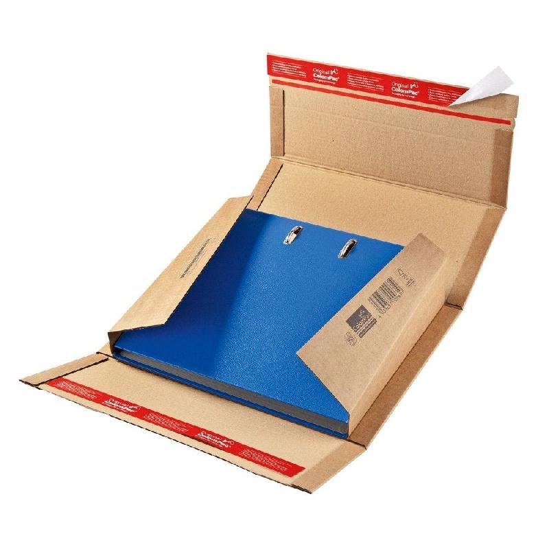 Boîte d'expédition pour classeurs avec double fermeture 320x290x35-80mm_0