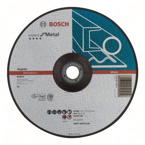 BOSCH 25 DISQUES À TRONÇONNER EXPERT FOR METAL