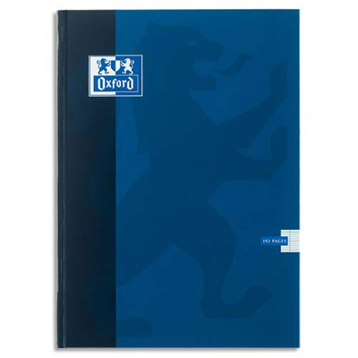 CAHIER OXFORD CLASSIQUE - 17 X 22 CM - RELIURE BROCHEE - GRANDS CARREAUX - 192 PAGES - 90 G