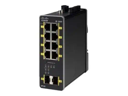 Cisco IE-1000-8P2S-LM commutateur réseau Géré Gigabit Ethernet (10/100/1000) Connexion Ethernet, sup_0