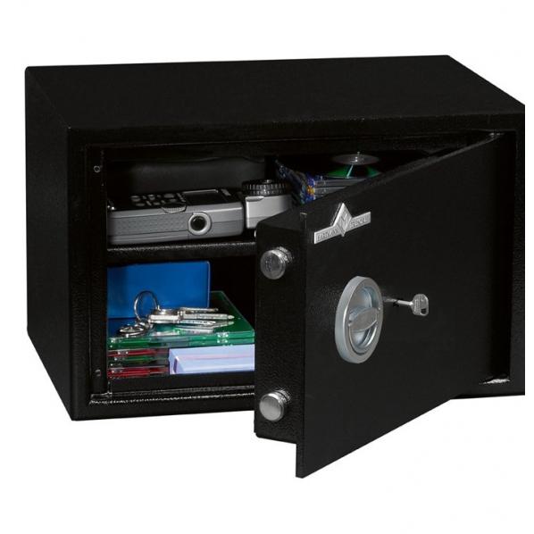 Coffre-fort ht anti-effraction - capacité 15 litres a clé_0
