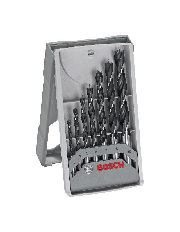 COFFRET 7 FORETS CYLINDRIQUES POUR BOIS 3 À 10 MM - BOSCH - 2607017034