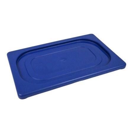 Couvercle Polypropylène Clippé GN 1/4 - HACCP Bleu - Gastroland - bleu plastique polypropylène 3701666009617_0