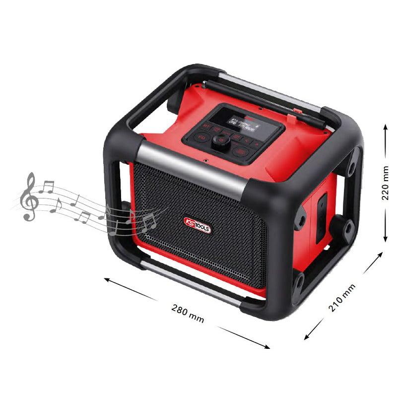 Enceinte de chantier secteur & 18V solo - Ks Tools | 100172F-A1_0