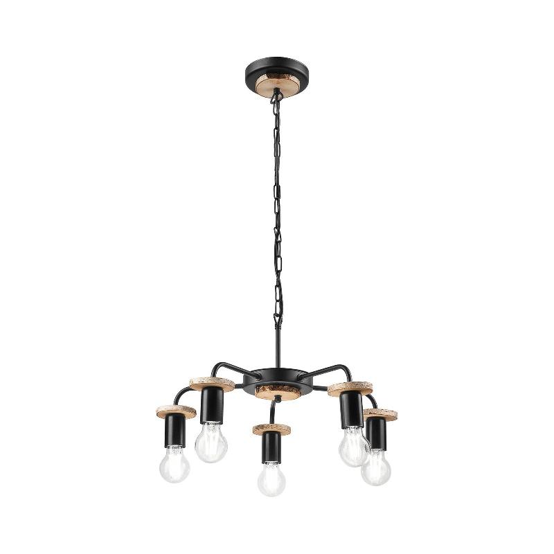 ENVOSTAR YORIK SUSPENSION DISQUES D’ARBRE 5 LAMPES