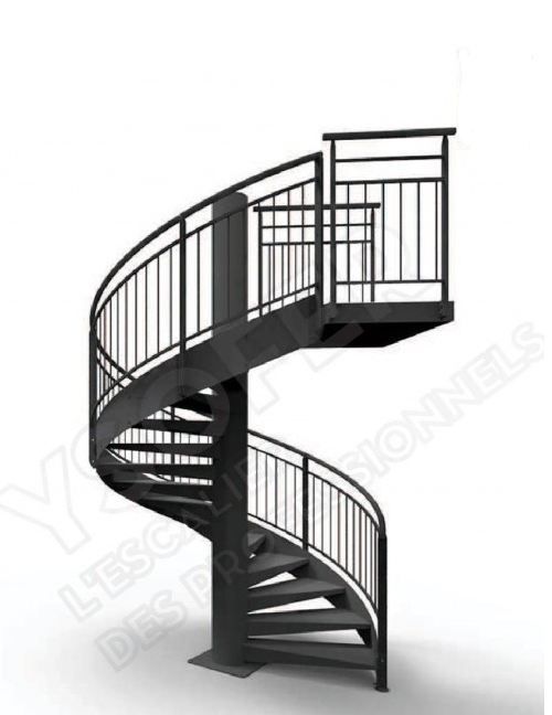 Escalier hélicoïdal 2 up