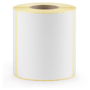 ÉTIQUETTE PAPIER BLANC MAT POUR IMPRIMANTE JET D'ENCRE COULEUR 100 X 100 MM DIAMÈTRE 40 MM