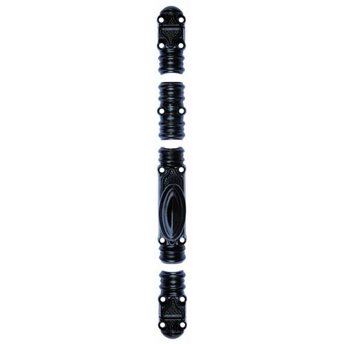 FAUSSE CRÉMONE À BOUTON EN FONTE POUR MENUISERIE PVC - CRD168 NOIR ROLLINGER